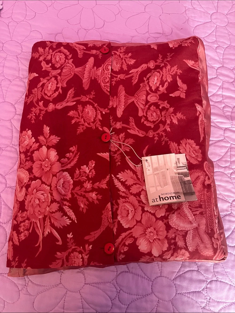 NWT NordstromAt Home Heirloom Floral Queen Duvet Cover
